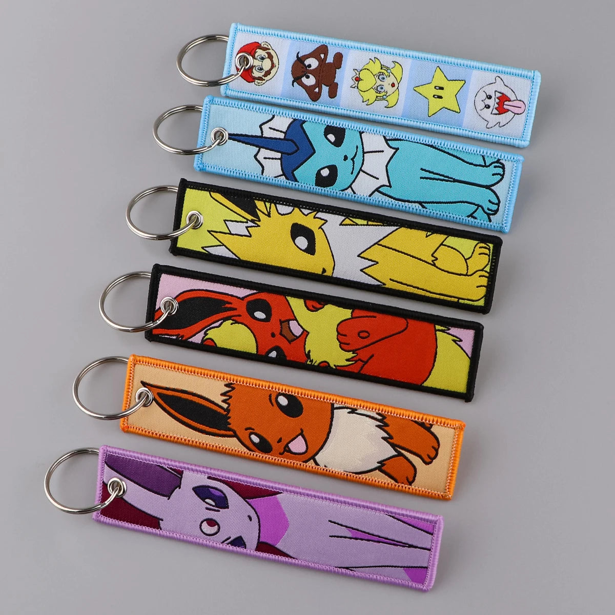Pokémon Embroidered Keychains – Exclusive Fan Collectibles