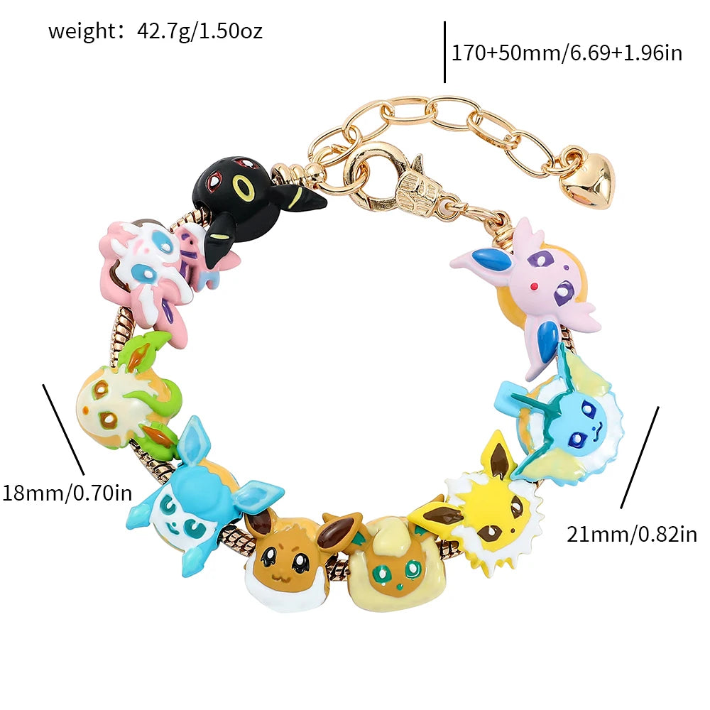 Unique Pokémon Eevee Evolution Bracelet