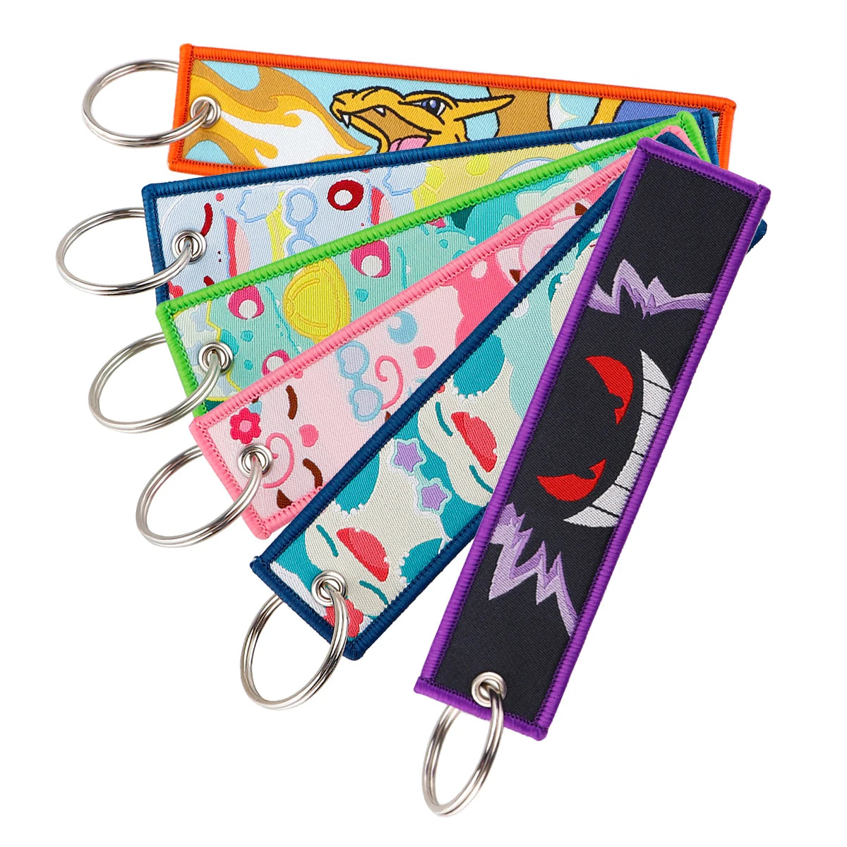 Pokémon Embroidered Keychains – Exclusive Fan Collectibles