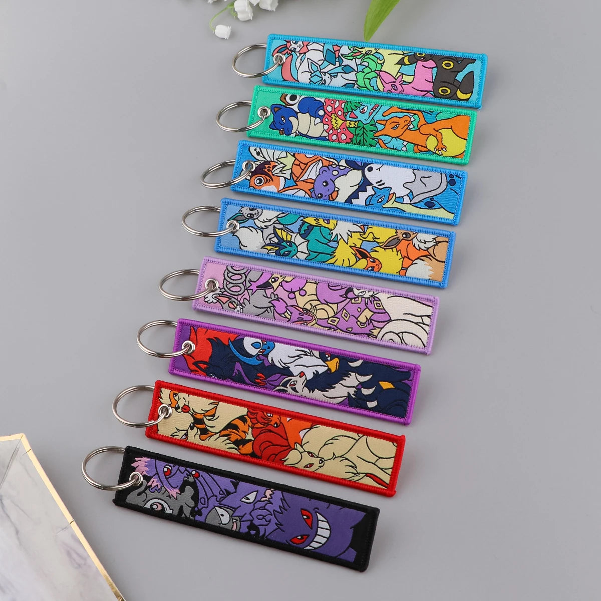 Pokémon Embroidered Keychains – Exclusive Fan Collectibles