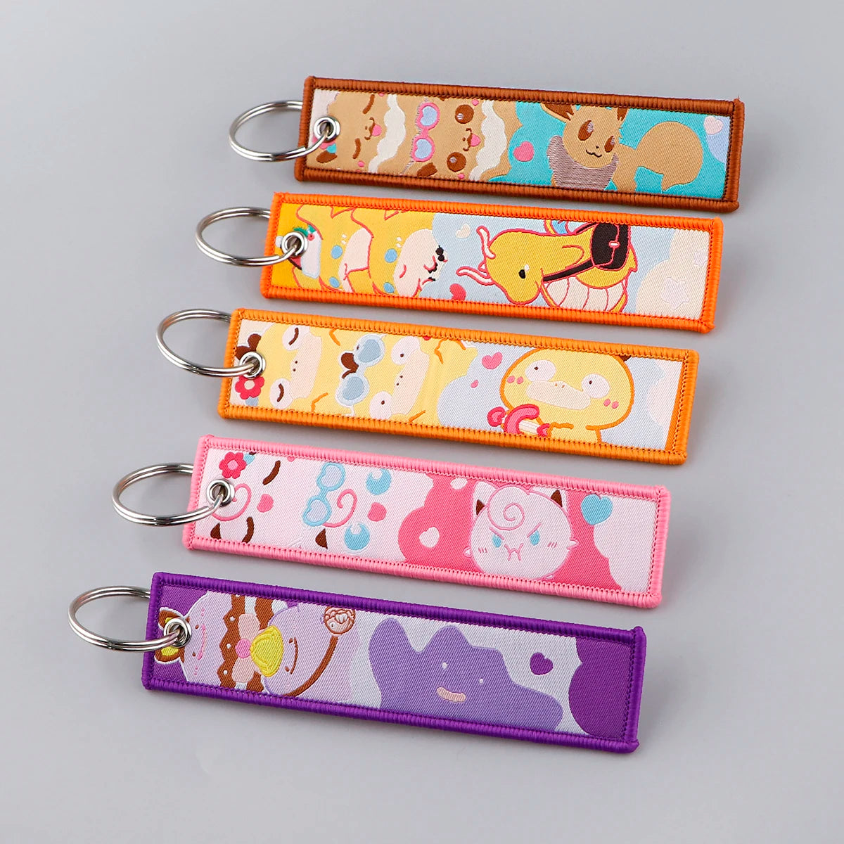 Pokémon Embroidered Keychains – Exclusive Fan Collectibles