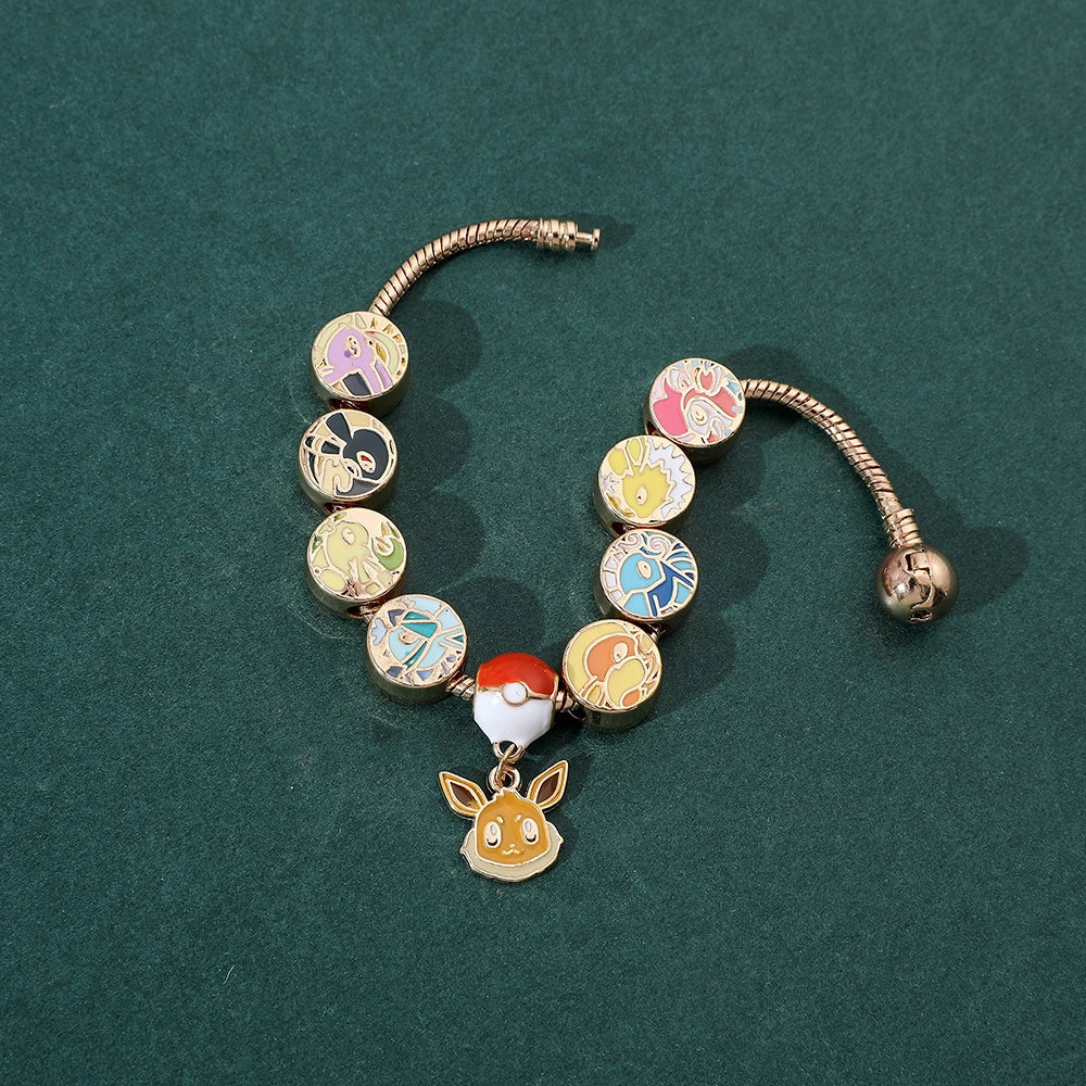 Eevee Evolution Charm Bracelet – Cute Pokémon Jewelry
