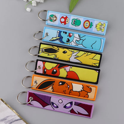 Pokémon Embroidered Keychains – Exclusive Fan Collectibles