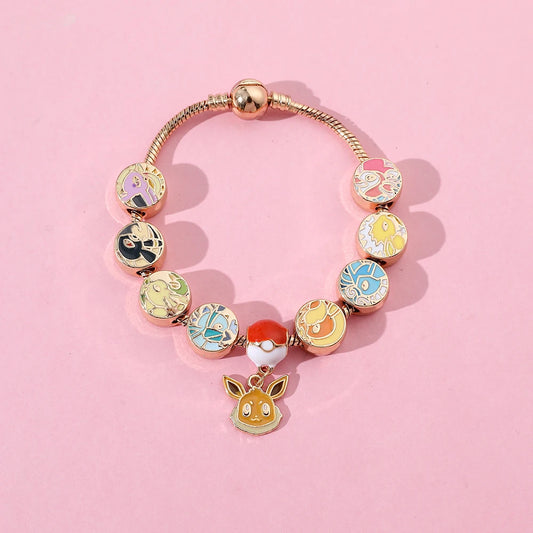Eevee Evolution Charm Bracelet – Cute Pokémon Jewelry