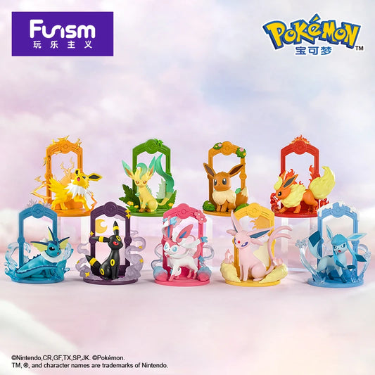 Eevee Evolution Figure Set – 9 Pokémon Blind Box Collectibles