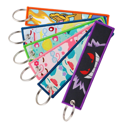 Pokémon Embroidered Keychains – Exclusive Fan Collectibles