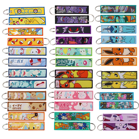 Pokémon Embroidered Keychains – Exclusive Fan Collectibles