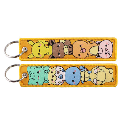 Pokémon Embroidered Keychains – Exclusive Fan Collectibles